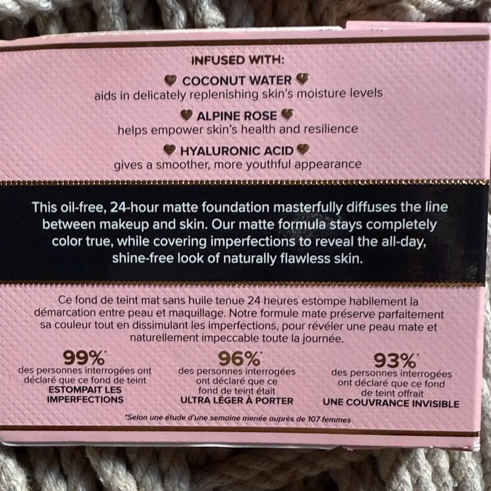 NEW Too Faced Born This Way Matte Foundation CHAI Mini Travel .17oz Set of 2